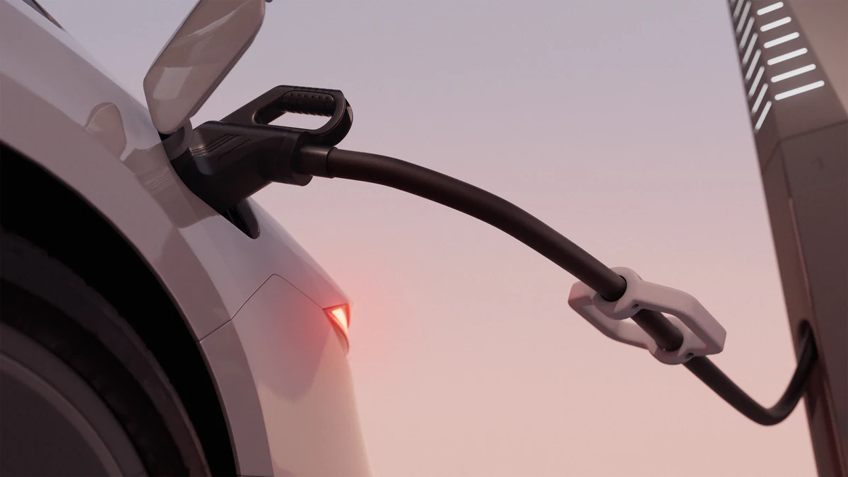 Petalite EV Charger Hero 3D Render